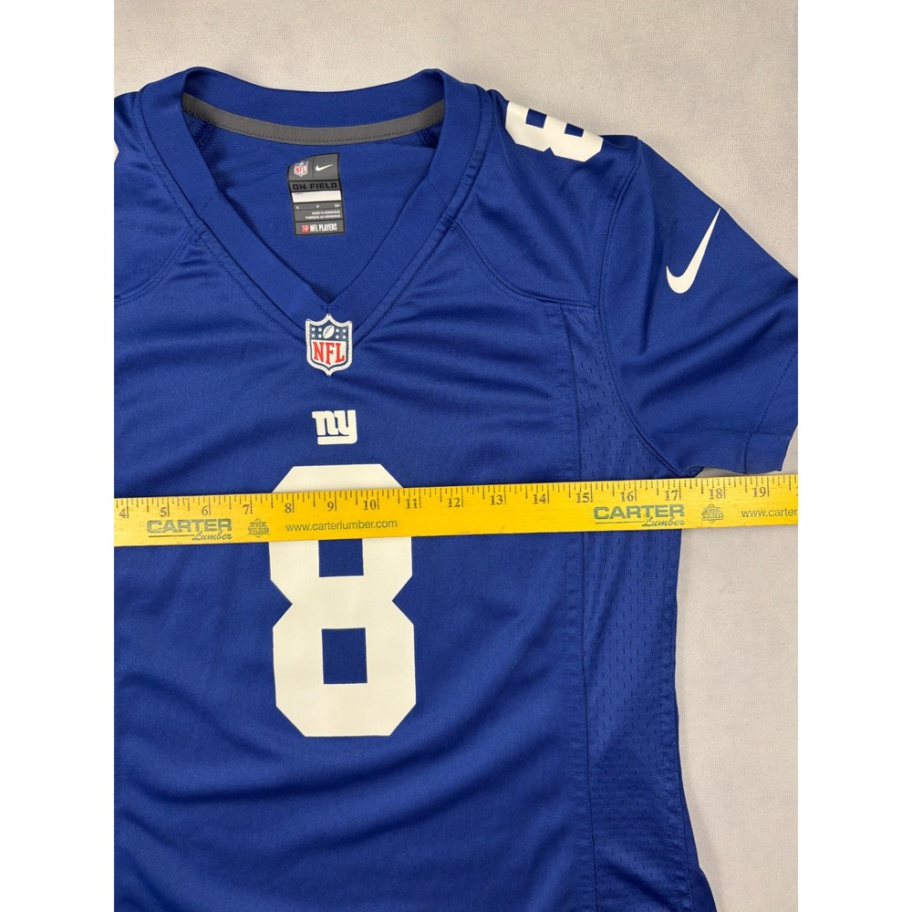 Nike New York Giants Daniel Jones 8 NFL Jersey Blue Mens Small 472953-495 - Picture 4 of 8